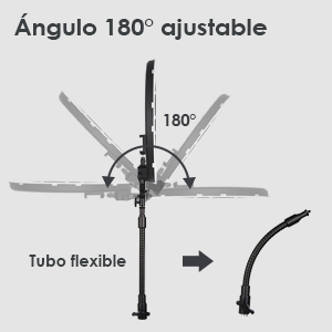 ángulo ajustable