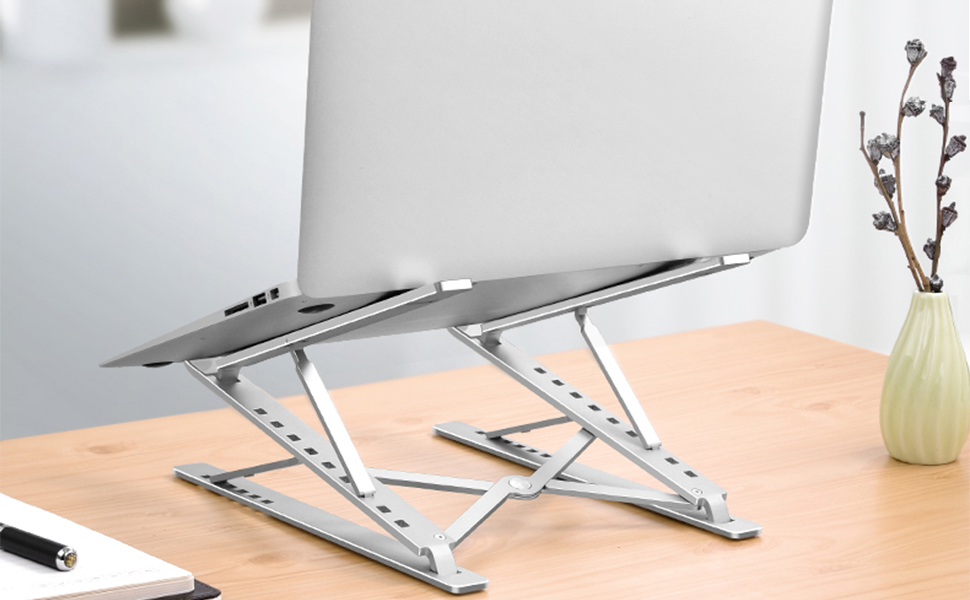 proffisy Laptop Stand Double Layer Adjustable Laptop Raiser Ergonomic