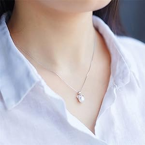 真珠のネックレス 金属アレルギー対応 ネックレス ネックレス レディース シンプル