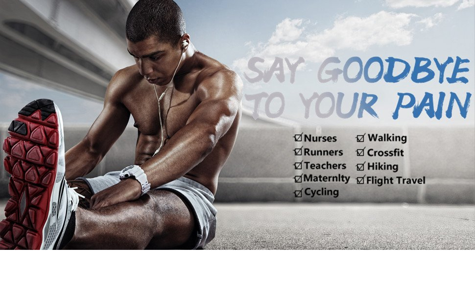 3 Pairs Compression Running Sport Socks for Men & Women T Tersely Low