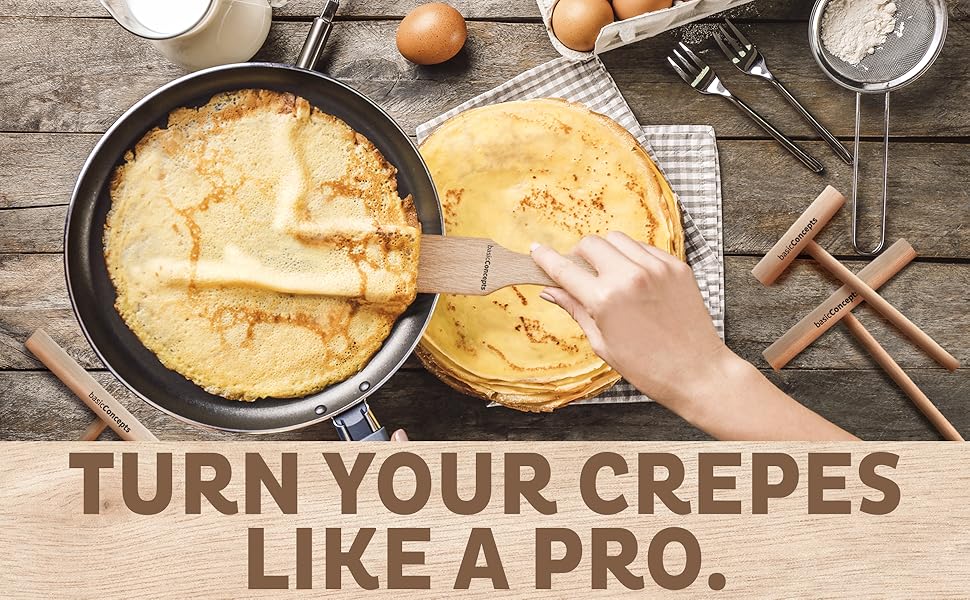 Crepe Spreader Set (4 Pack), Professional Crepe Spreaders