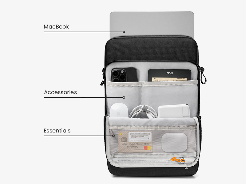 ☆sweetch☆ MULTI POUCH 003 Black CT-092-BK Amazon.com: tomtoc 360 Protective Laptop Carrying Case for