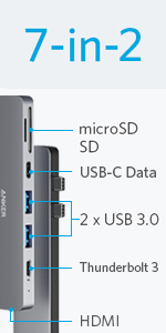 Anker PowerExpand Direct 7-in-2 USB-C Hub for MacBook
