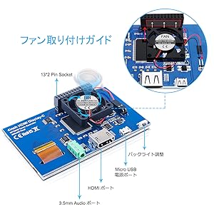 Amazon.co.jp: Smraza 4 インチ LCD モニター Raspberry Pi 4