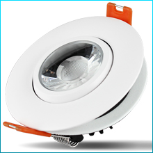 Gimbal LED Recessed Low Profile Downlights Retrofit Lights No Can Housing 3 Inch 3" Shallow Ceiling