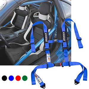 Kyostar 5 point Racing Style Harness with Strengthen Locking Buckle, Shoulder Strap