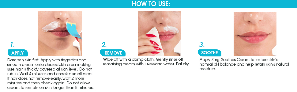 Surgi Facial Hair Removal Cream