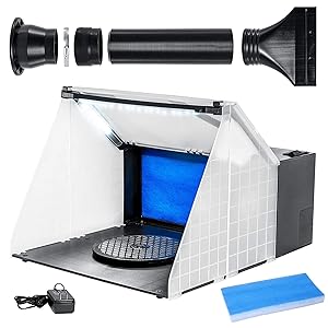 Ausuc スプレーブース HS-E420DCLK Amazon.co.jp: f Ausuc SPRAY BOOTH WITH LED LIGHT スプレー