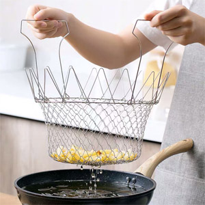 Chef Basket 6 Fry Drain Oil