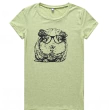 Vintage funny Guinea Pig tee shirt,graphic Tees, pet mom tunic tops, gift for mama