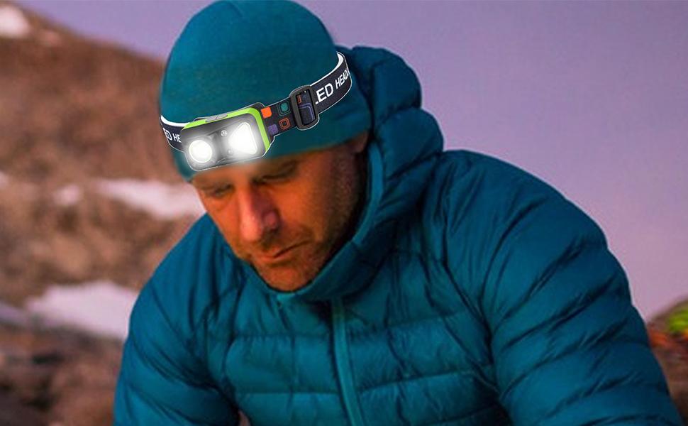 Shall品 Amazon.com: LED Headlamp - Rechargeable Headlamp