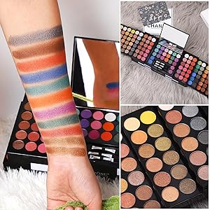 colorful eye shadows