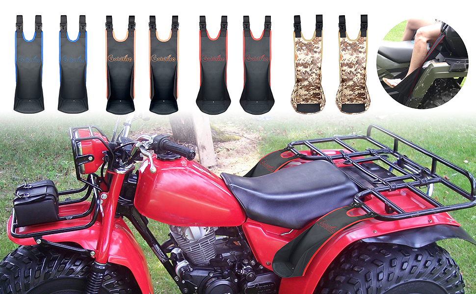 Sresk ATV Rear Passenger Foot Rest,Universal Adjustable Foldable Wear