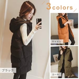 人気のロングベストでおしゃれ度をワンランクアップ。