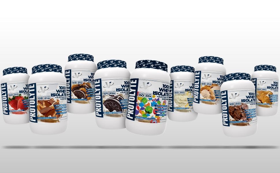 VMI Sports ProtoLyte 100 Whey Isolate Protein Powder, Vanilla Peanut Butter, 1.63lb