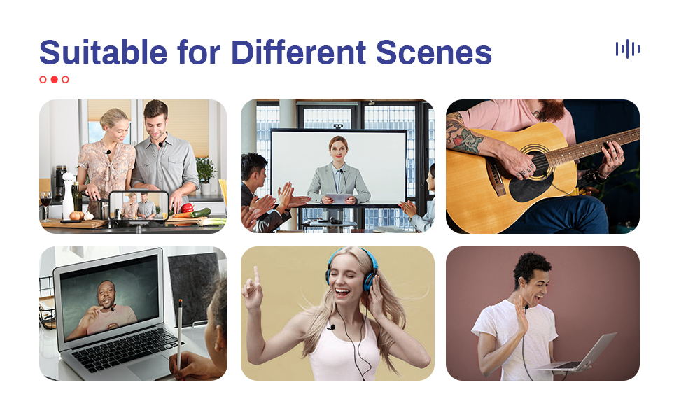 Lavalier Microphone USBC Lapel Video Recording Mic