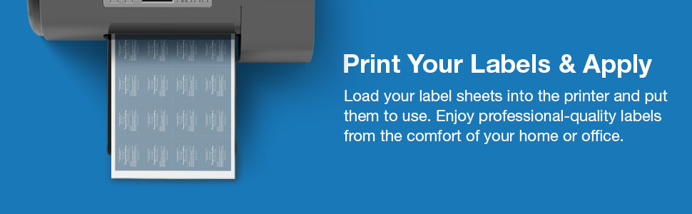 print labels from home or office