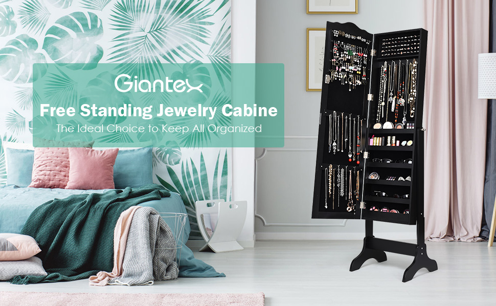 Free Standing Jewelry Cabinet