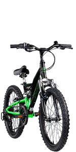 Galano FS180 20 Zoll Mountainbike Full Suspension Kinderfahrrad Fully MTB Kinder ab 6 Jahre Fahrrad