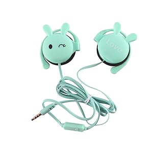 Amazon.co.jp: KN313ウサギ耳 イヤホン 3.5 mm有線キッズ
