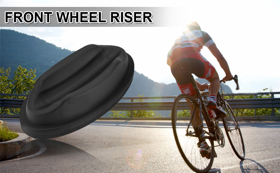 VGEBY Bike Front Wheel Riser Block, Aluminium Alloy Bike