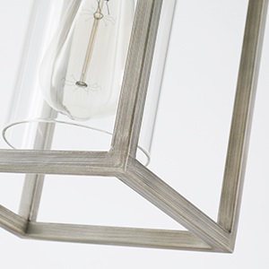 vintage cage hanging light