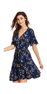 Flowy Floral Dress