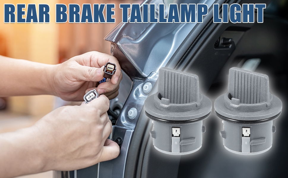 A ABSOPRO Front Turn Signal Light Lamp Bulb Sockets No