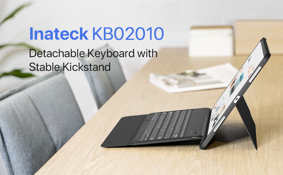 Inateck Keyboard Case for iPad Pro 12.9 2020/2018, with KICKSTAND
