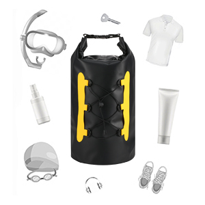 Lixada wasserdichte Tasche, 15 l, Rucksack, wasserdicht, Telefontasche, Rolltasche, Top, Trockentasche, für Kajaking, Angeln, Surfen, Schwimmen, Rafting 14 big storage