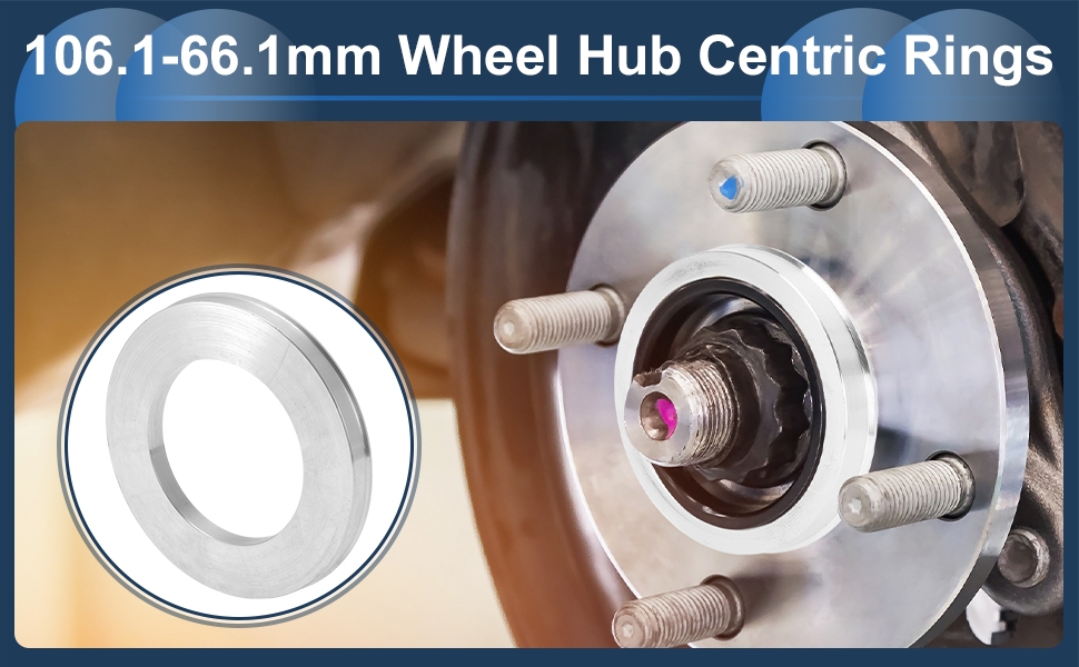 Amazon.com: INFINAUTO Car Wheel Hub Centric Rings OD 106.1mm to ID