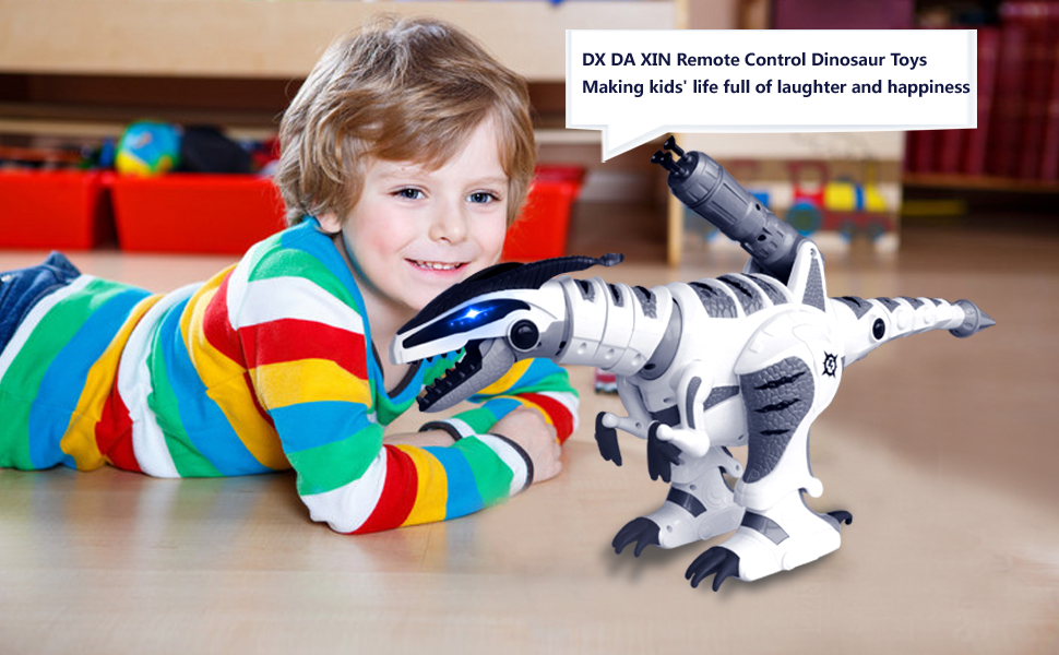 DX DA XIN Remote Control Dinosaur Toys Robot Smart Programmable Walking
