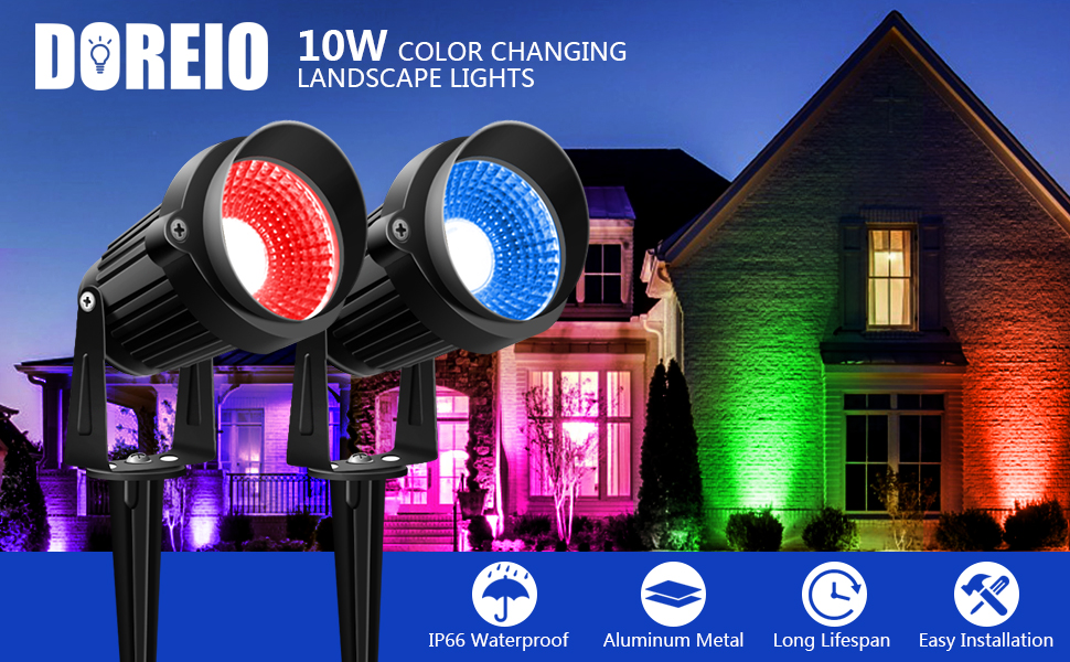 10W LED Outdoor High Power Lights Landscape Lights