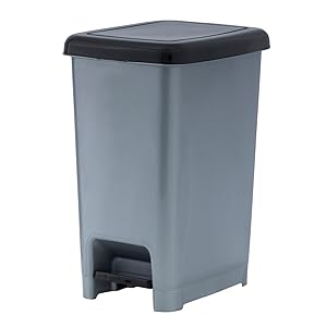 Amazon.com: Superio Slim Trash Can with Foot Pedal – 2.5