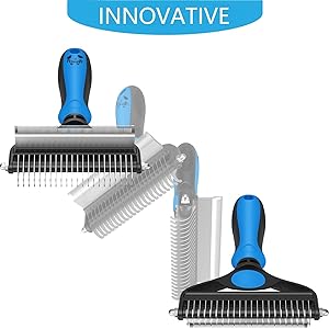 Fttouuy dog brush cat brush pet grooming