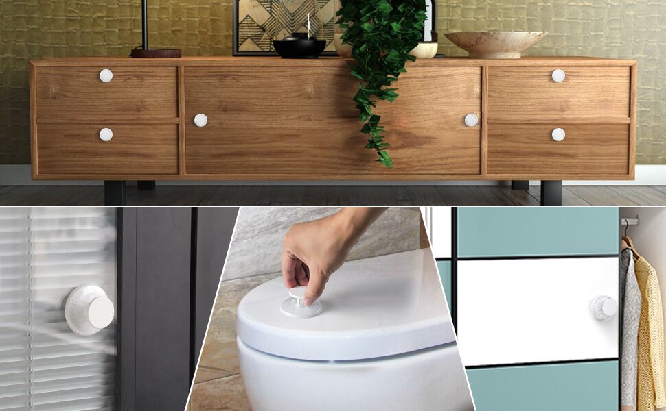 Luxear 4PCS Ganchos Ventosa Fuerte para Baño Sin Taladro ...