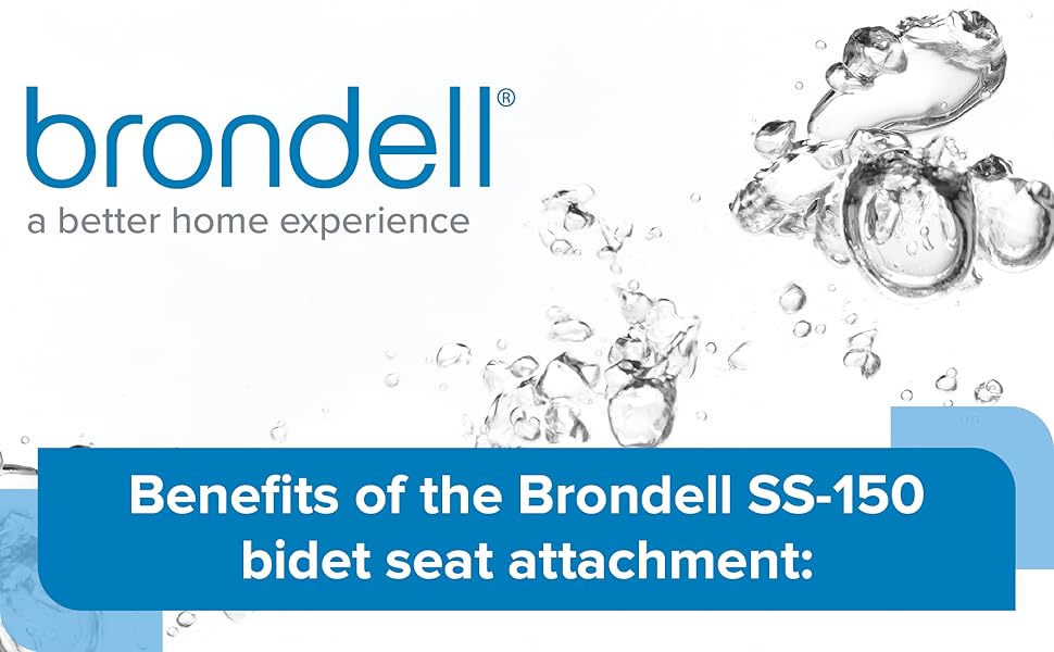 Brondell Bidet Thinline SimpleSpa SS150 Fresh Water Spray Non