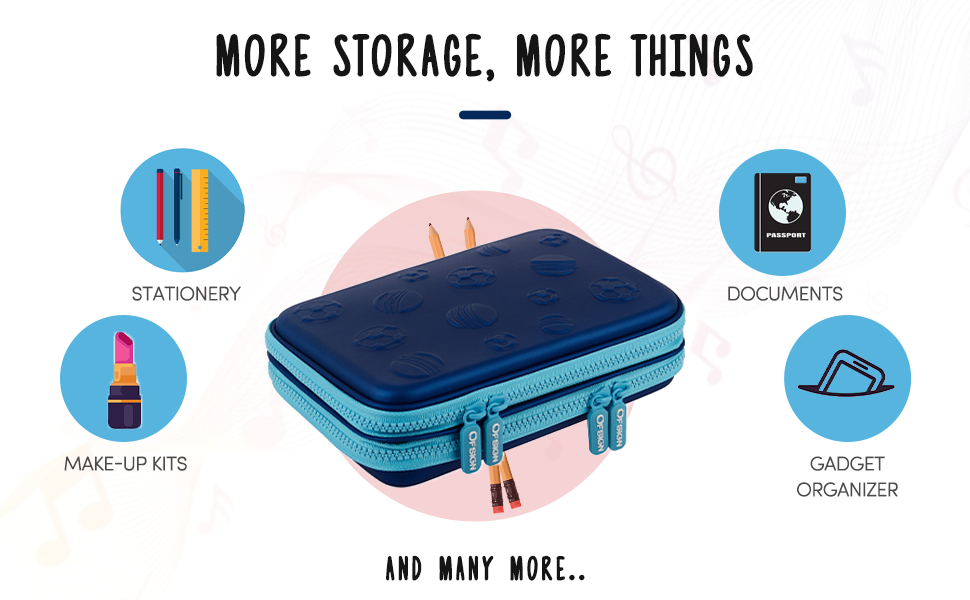 pencil box pouch |embossed print 3d cute pouches for girls|school pouches hard Eva case unicorn 100