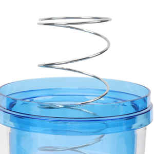 Luocute Yogurt Cheese Maker, Clear Container, Spring Loaded Pressure Plate, Stainless Steel, PP Material, Large Quantities, Reusable Thick Greek Yogurt Whey Separator for Home Kitchen 35 2718240085611-3