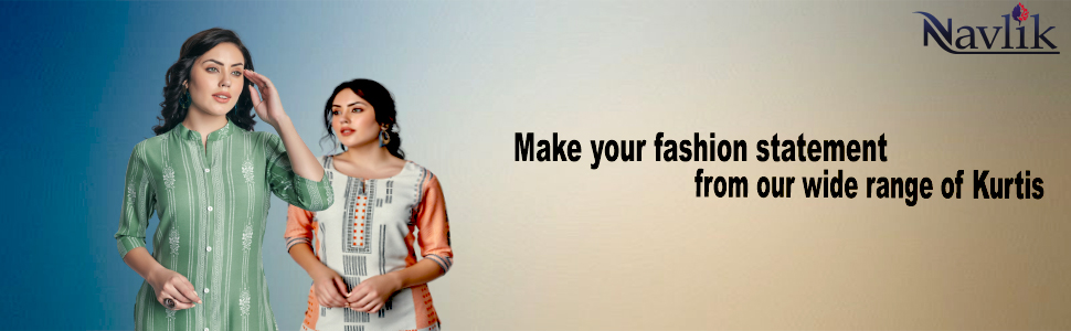 Make your fashion statement from Our wide range of kurtis by Navlik