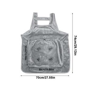 Oldmoom Warm Cat Carrier Apron with Holes, Dog Pouch Apron, Plush Pet Carry Hands-Free Kitten Bag, Hands- Free Shoulder Comfort Towel Bag for Small 15 FC0586600-ot.jpg