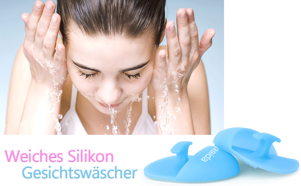 Super Soft Silicone Facial Cleansing and Massager Brush Manual Facial Cleansing Brush 