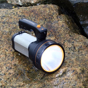 Meet the  RECHARGEABLE SPOTLIGHT& HANDHELD FLASHLIGHT