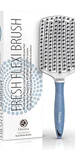 Boar bristle detangling brush
