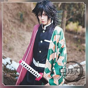 Amazon.co.jp: 冨岡 義勇 ウィッグ 鬼滅の刃 コスプレ ウィッグ