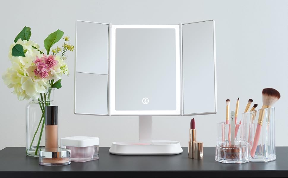 Makeup Mirror Vanity mirror with lights Luxo brand