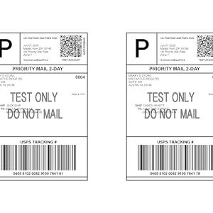 Half Sheets Shipping Labels