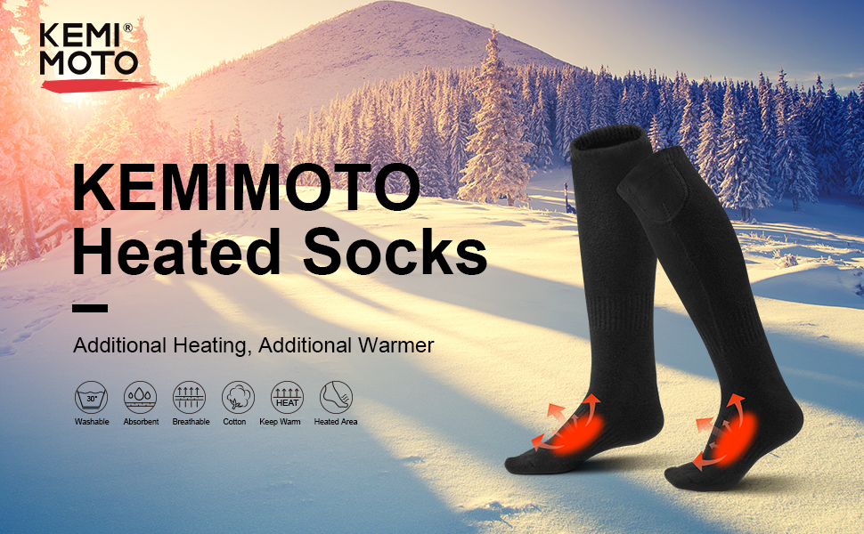 KEMIMOTO Heated Socks