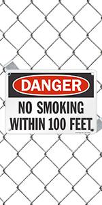 No Smoking Within 100 Feet