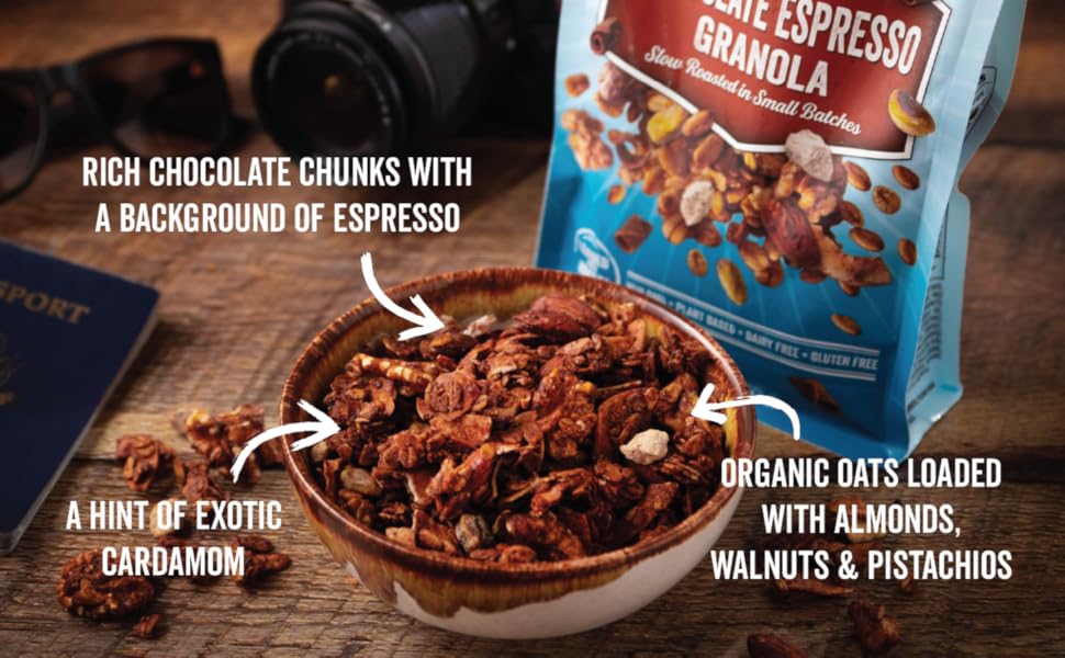 NutHouse! Granola Company Premium Chocolate Espresso